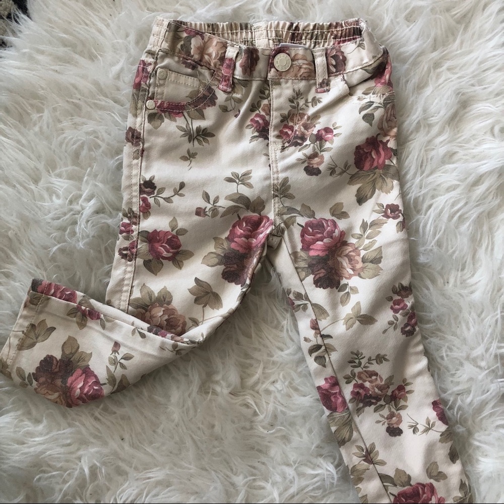 Joe Fresh floral pants 18-24 months